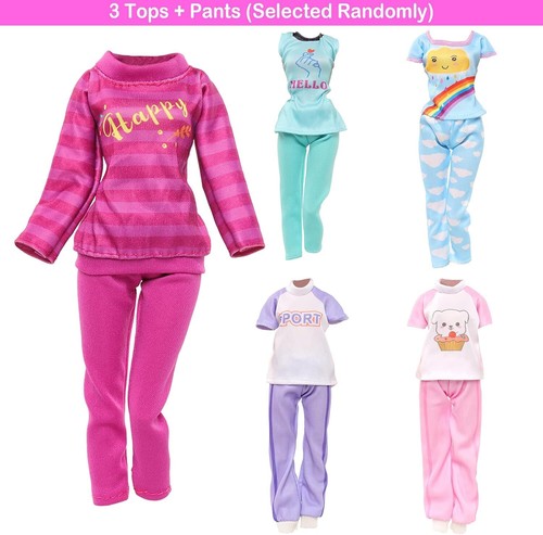 40PCS Doll Clothes Set Fits 11.5" Dolls w/ Outfits Shoes Makeup & More - Picture 2 of 12