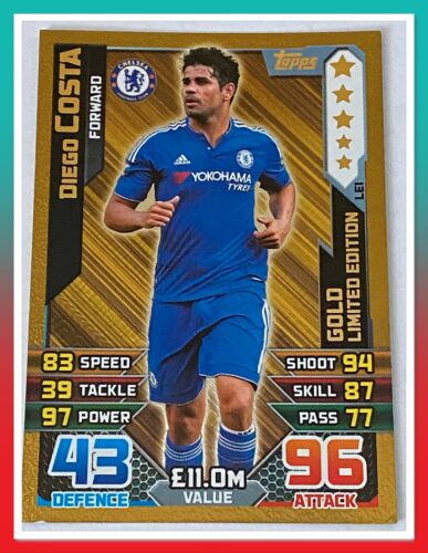 15/16 Topps Match Attax Premier League Sammelkarten - 100 Club & Limited Edition - Bild 27 von 108