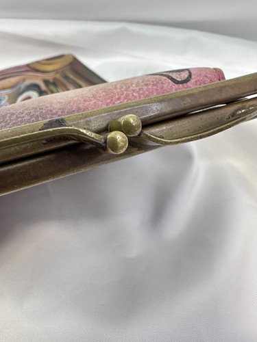 Einzigartige Anuschka Handy-Geldbörse im Stil mit Verschluss abstraktes Muster 2 Fächer - Bild 5 von 5