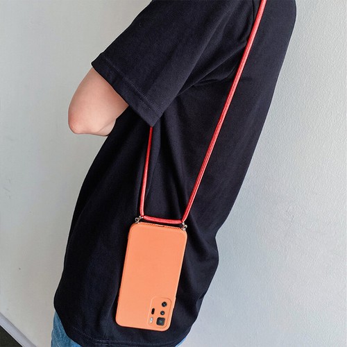 Case For Xiaomi Mi 11T 12T Redmi Note 9 10 11 Pro Liquid Silicone Lanyard Cover - Picture 11 of 22