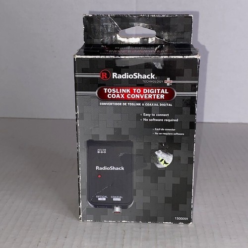 Radio Shack Toslink to Digital Coax Audio Converter 1500059 - Picture 1 of 5