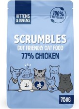 Scrumbles Complete Dry Kitten Food Gluten Free Recipe 750G Package May Vary 11.99 per kilo