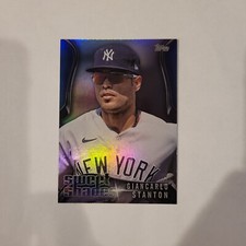 GIANCARLO STANTON 2022 TOPPS BASEBALL SERIES 2 SWEET SHADES INSERT SS-15 YANKEES