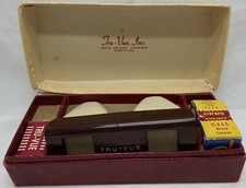 1930's Tru-Vue Viewer in it's Original Box With Film Packs