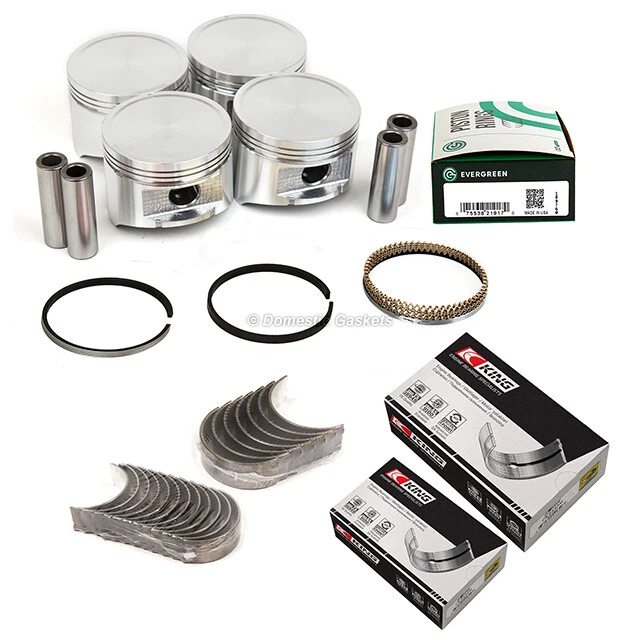 Kit de reconstrucción de motor de revisión para camioneta Nissan D21 90-97 2,4 L SOHC KA24E Foto 4 de 4