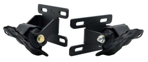 Soportes de motor intercambiables ajustables Dirty Dingo 4x4 S10 LS1 motores LS negros - Imagen 2 de 2