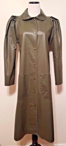 Mrs. H. Winter Yesterday's News Rain Coat Olive Gr