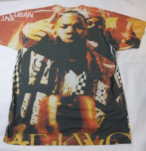 T-shirt stampa intera Wu Tang/Raekwon costruita per linx cubana taglia uomo S ottime condizioni - Foto 8 di 12
