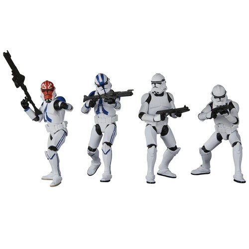 2024 Star Wars Vintage PHASE II 501 332 CLONE TROOPER 3,75" Hasbro Figur 4er-Pack - Bild 4 von 15