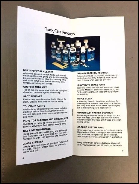 1976 Ford Vintage Factory Truck Accessories Brochure Catalog - F-100 Bronco Van Foto 4 de 4