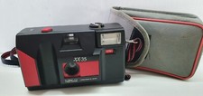 Retro XX-35 unbranded 35mm film camera focus flash f 38mm 1:5.6 compact