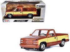 Motormax 1992 Chevrolet 454 SS Pickup Truck Copper 1/24 Diecast Model Car 73203