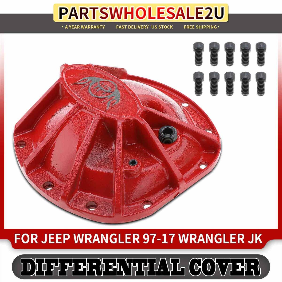 Pro Series Front Differential Cover Red (Dana M2) Pro Series Front Differential Cover Red (Dana M2)