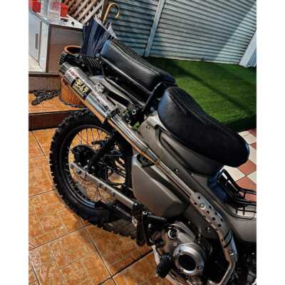 EXHAUST FULL SYSTEM PIPE CHROME GP-MAGNUM FOR HONDA CT125 TRAIL