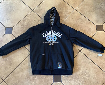 Vintage Ecko Unltd Evilution Baby Blue Rhino All Over Print