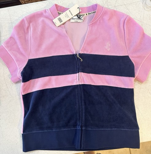 Juicy Couture Women’s Violet Dusk Front Zip Pullover (L) $89 Beachwear - Picture 5 of 9