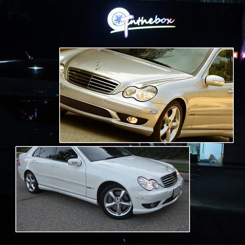 2x Luces de señalización laterales transparentes para Mercedes Benz W203 Clase C C C200 300 01-2007 - Imagen 8 de 8