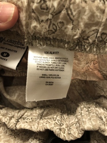 Columbia Womens Nylon Shorts Size Medium - Picture 5 of 6