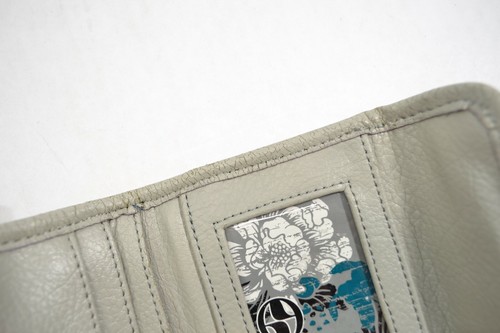PALILLOS RETRO divididos gris multi Kisslock bolsa de cierre billetera y bolso conjunto combo - Imagen 11 de 12