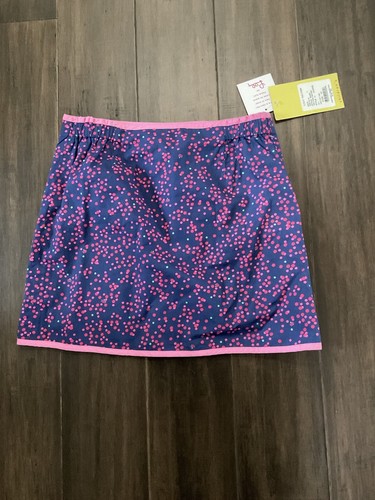 Lilly Pulitzer Haddie Canvas Embroidered Combo Reversible Skirt Size 12 - Picture 2 of 9