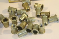 LAWSON 51673 LARGE FLANGE DIAMOND GRIP NUTSETS 1/4-20 box of 25