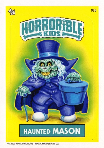 Mark Pingitore Horrorible Kids Serie 5 U Pick GPK 2020 completa tu conjunto - Imagen 13 de 182