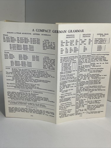 Jacob Hieble: Essentials of German Grammar & Vocabulary + 12 page grammar insert - Picture 14 of 16