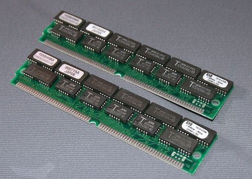 HP Printer Memory 1818-4709 256KX36 80ns 1MByte SIMM RAM Module X 2 pcs. C2063A