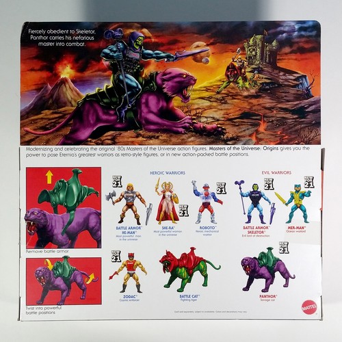 PANTHOR Savage Cat Masters of the Universe Origins Retro Play Actionfigur Neu - Bild 6 von 7