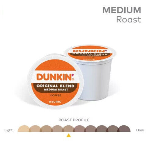 Dunkin' Medium Roast Original Blend, 88 K-cup pods. Free Shipping - Picture 4 of 5