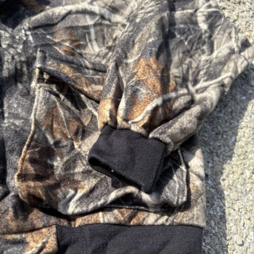Vintage Outdoor Ace Puff Jacket Mens Large Camo Real Tree Bomber Hunting Forest - Picture 5 of 6
