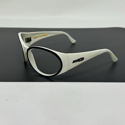 VINTAGE ARNETTE Hot Cakes White And Black No Lenses VINTAGE ARNETTE Hot Cakes White And Black No Lenses