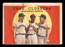 1959 Topps Baseball #147 Cubs' Clubbers Banks GD