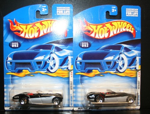 2 NEW HOT WHEELS FIRST EDITION AUSTIN HEALEY 092 BLACK SILVER - 第 1/2 張圖片