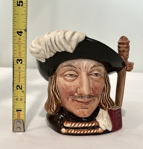 Royal Doulton Aramis Toby Becher Kanne D6441 Musketier 4 Zoll - Bild 7 von 7