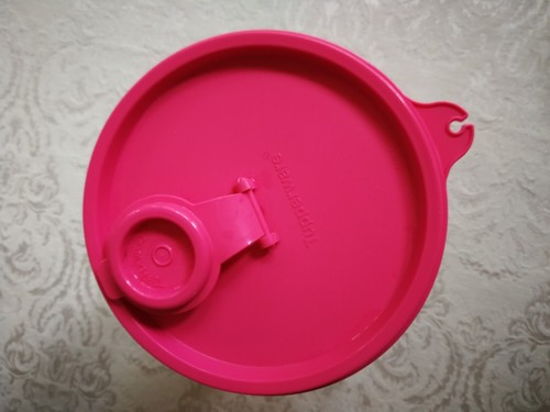 TUPPERWARE canister pour spout  #321-17 PINK 321-12 Clear Black - Picture 4 of 10