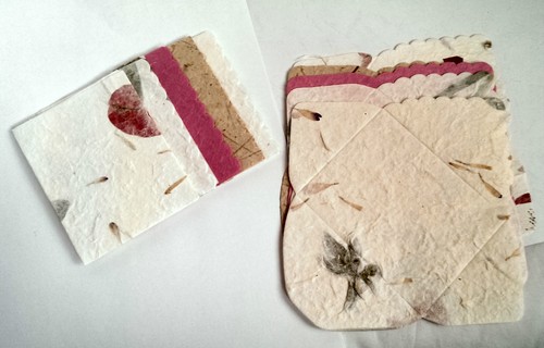 10 x GIFT TAGS WITH MINI ENVELOPES ** Embedded Flow** ECS03 / Birthday/Weddings - Picture 2 of 9