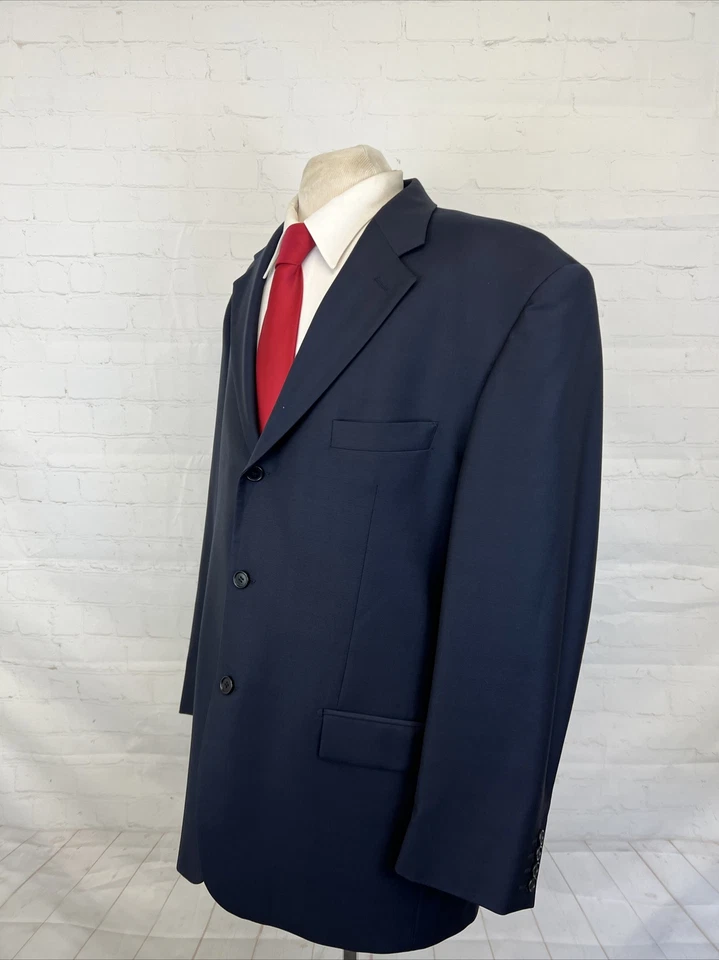 Blazer de lana azul marino SUPER 120 Principe para hombre 44L $1,695 Foto 3 de 4