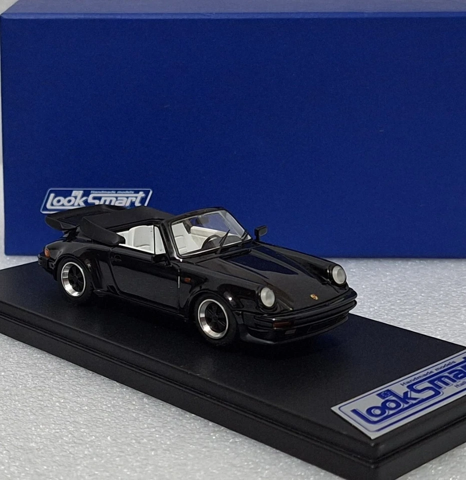 Porsche 911 (930) Cabrio Turbo Look 1985 Black 1:43 LOOKSMART LS361B RARE!! (7) - Image 4 of 4