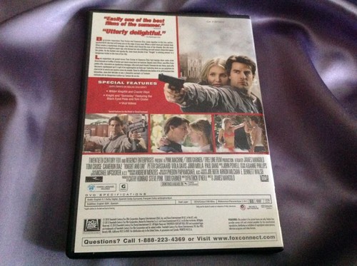 Knight and Day w/Tom Cruise (2010, 20th Century Fox) DVD Mint - Picture 2 of 2