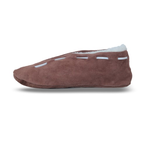 Hausschuhe Wildleder Antirutschsohle Schluffis unisex Puschen warmes Kuschelfell - Bild 10 von 67