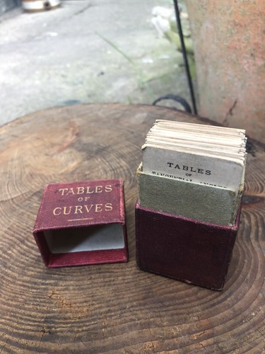 Antique Victorian Beazeley Tables of curves surveying cards engineering math's - Picture 9 of 11