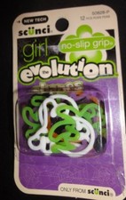 Sc nci Girls' Assorted No-Slip Grip Hair Binders 12 pcs