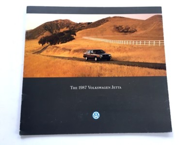 1987 VW Volkswagen Jetta 14-page Original Car Sales Brochure Catalog - GLI