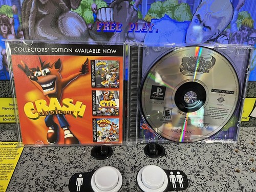 PS1 CIB 6 Lot: Spyro 2, Rugrats, Stuart Little 2, Buster Bros, Beckham, C Crisis - Picture 7 of 9