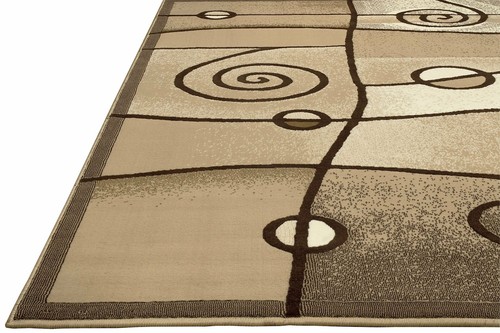 Modern Contemporary Area Rugs-Abstract with Wavy Swirls -Shed Free... - Picture 8 of 13