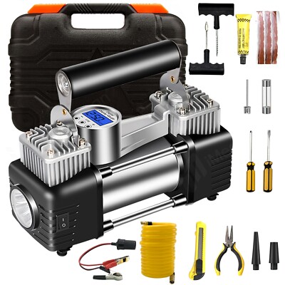 Air Compressor Car Tire Inflator 150PSI Air Pump for Cars, SUV, Bike, Motorcycle