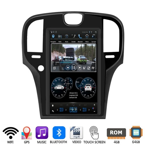 4+64G Car GPS Navigation Player Radio Stereo Fits 2017-2020 Chrysler 300c 13.3" - Picture 4 of 9