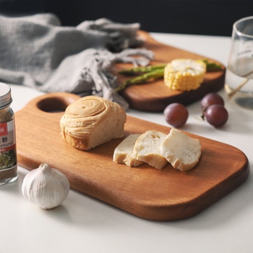 Simple Ebony Wood Cutting Board Kitchen Household Cutting Board Steak Tray - Picture 6 of 16