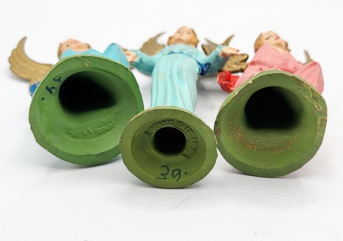 Belén De Colección 8 piezas Depose Italia Bebé, Pesebre, Ángeles, Animales Pintado a Mano - Imagen 12 de 23